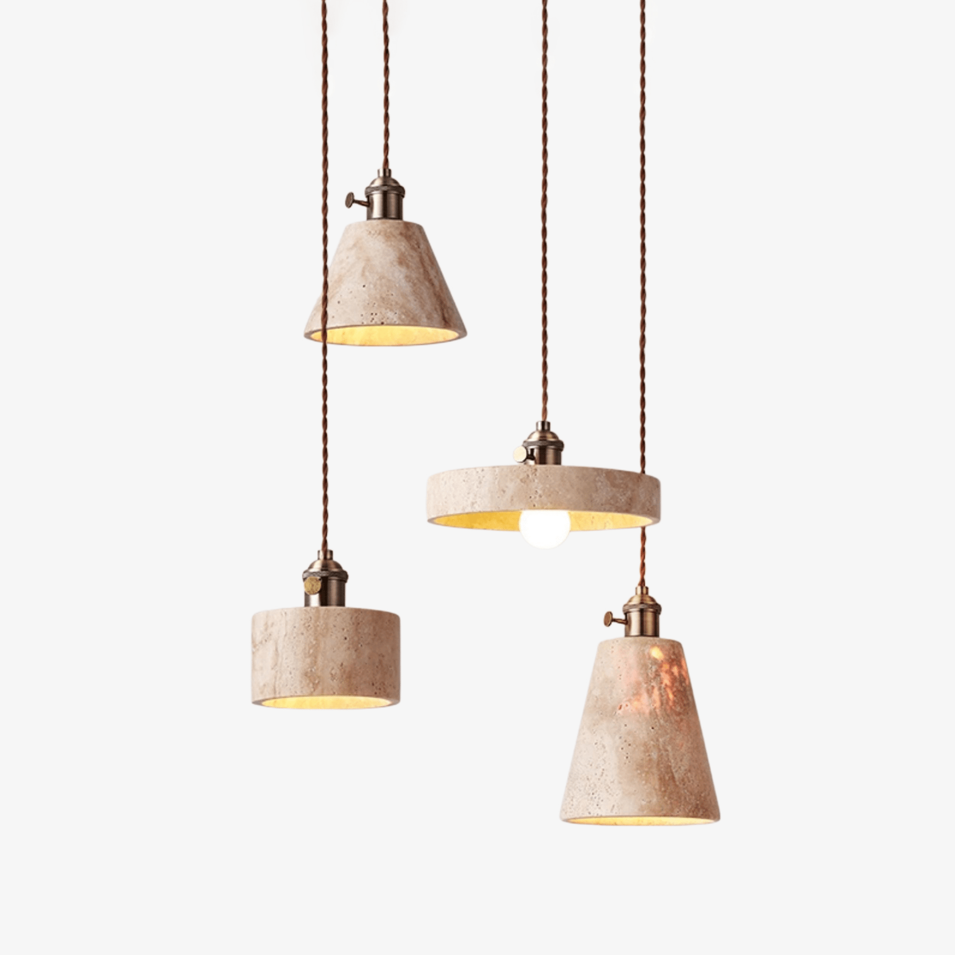 Terraform Travertine Pendant Light - Vakkerlight