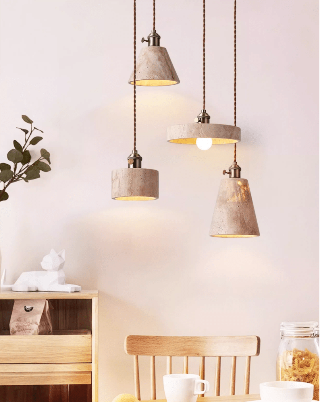 Terraform Travertine Pendant Light - Vakkerlight