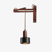 Lava Stone Swing Arm Wall Lamp - Vakkerlight