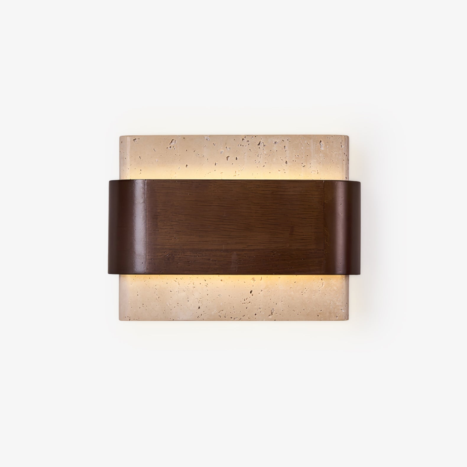 Ulnoros Paneled Travertine Wall Light - Blowlighting
