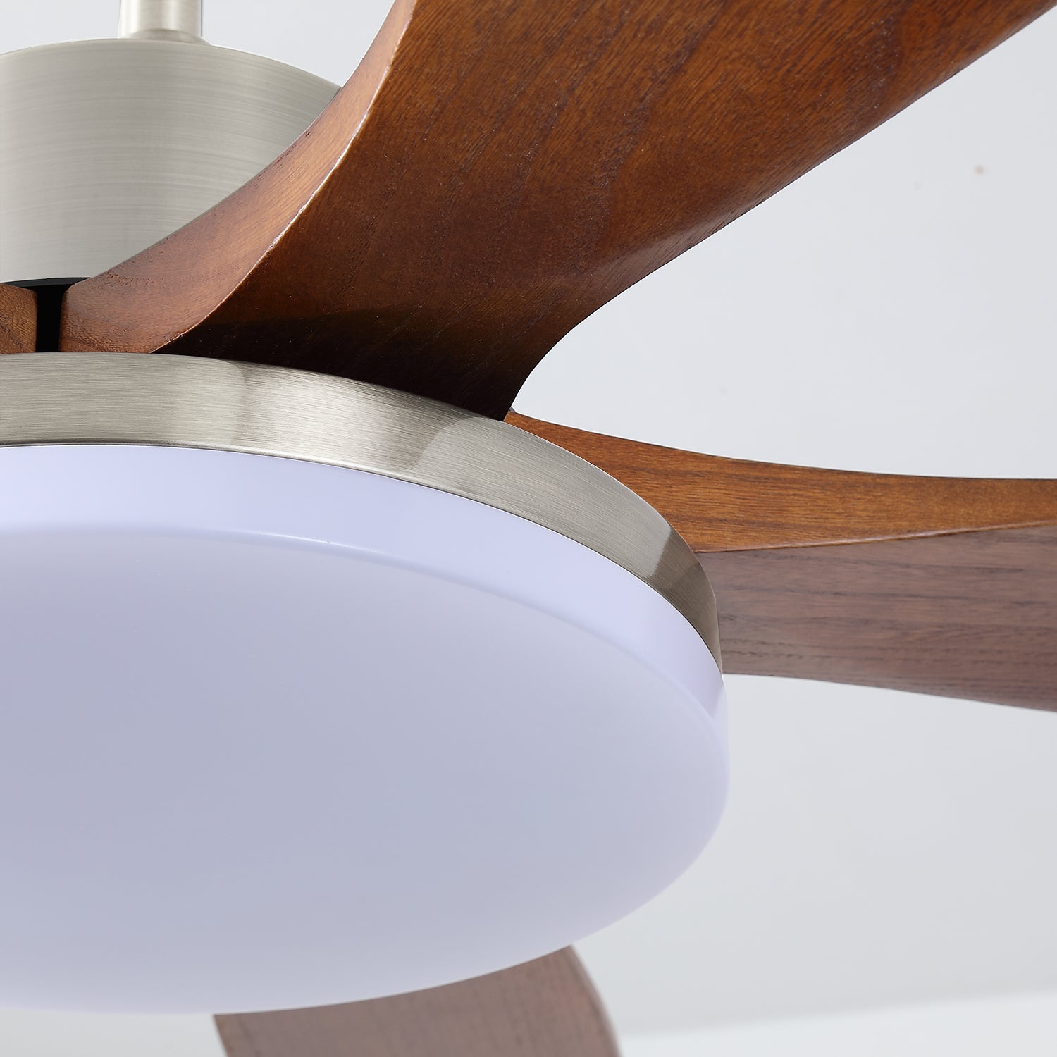 Orvian Modern Wood Ceiling Fan Light - Blowlighting