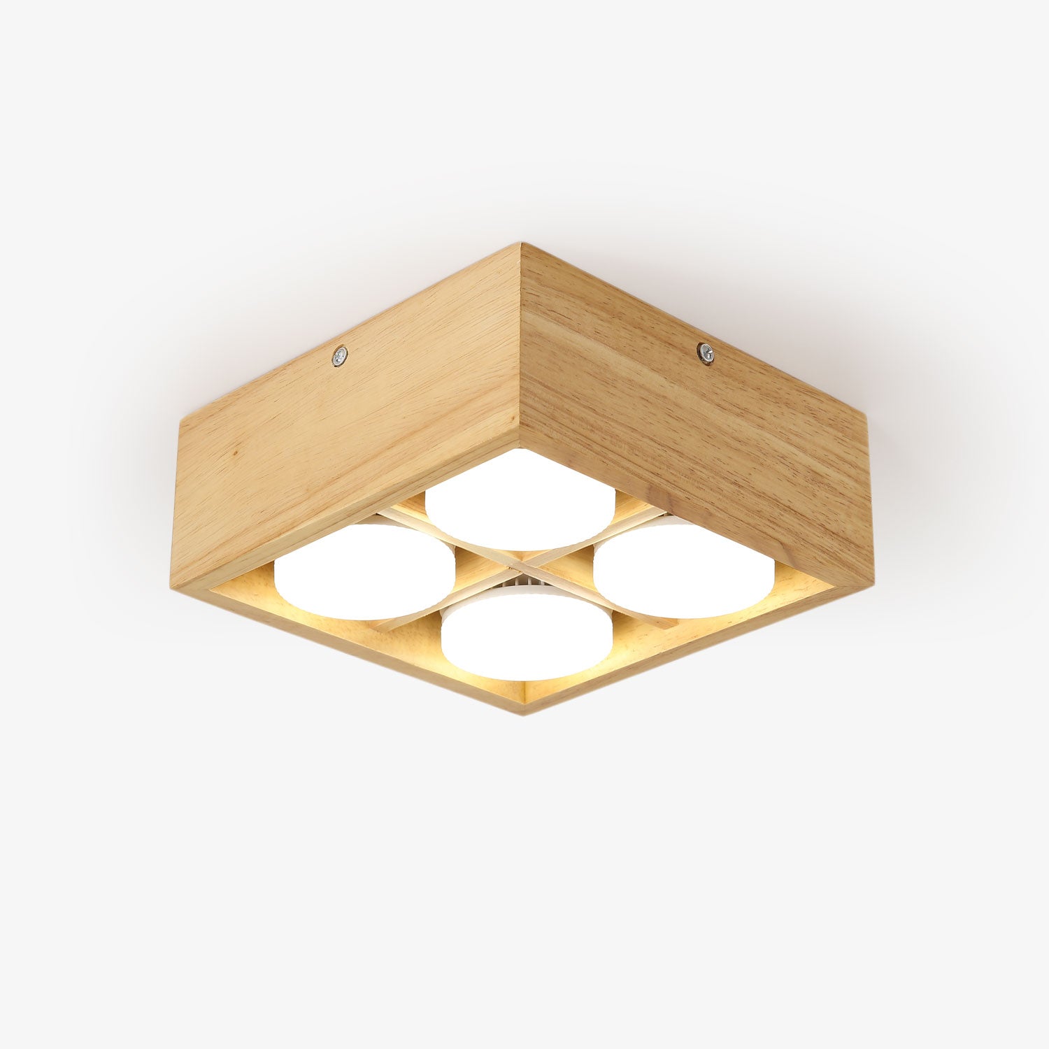 Eliza Minimalist Wood Ceiling Light - Blowlighting