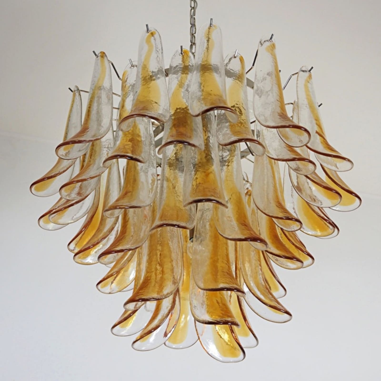 Aurora Chandelier Murano Glass Tiered Italian - Blowlighting