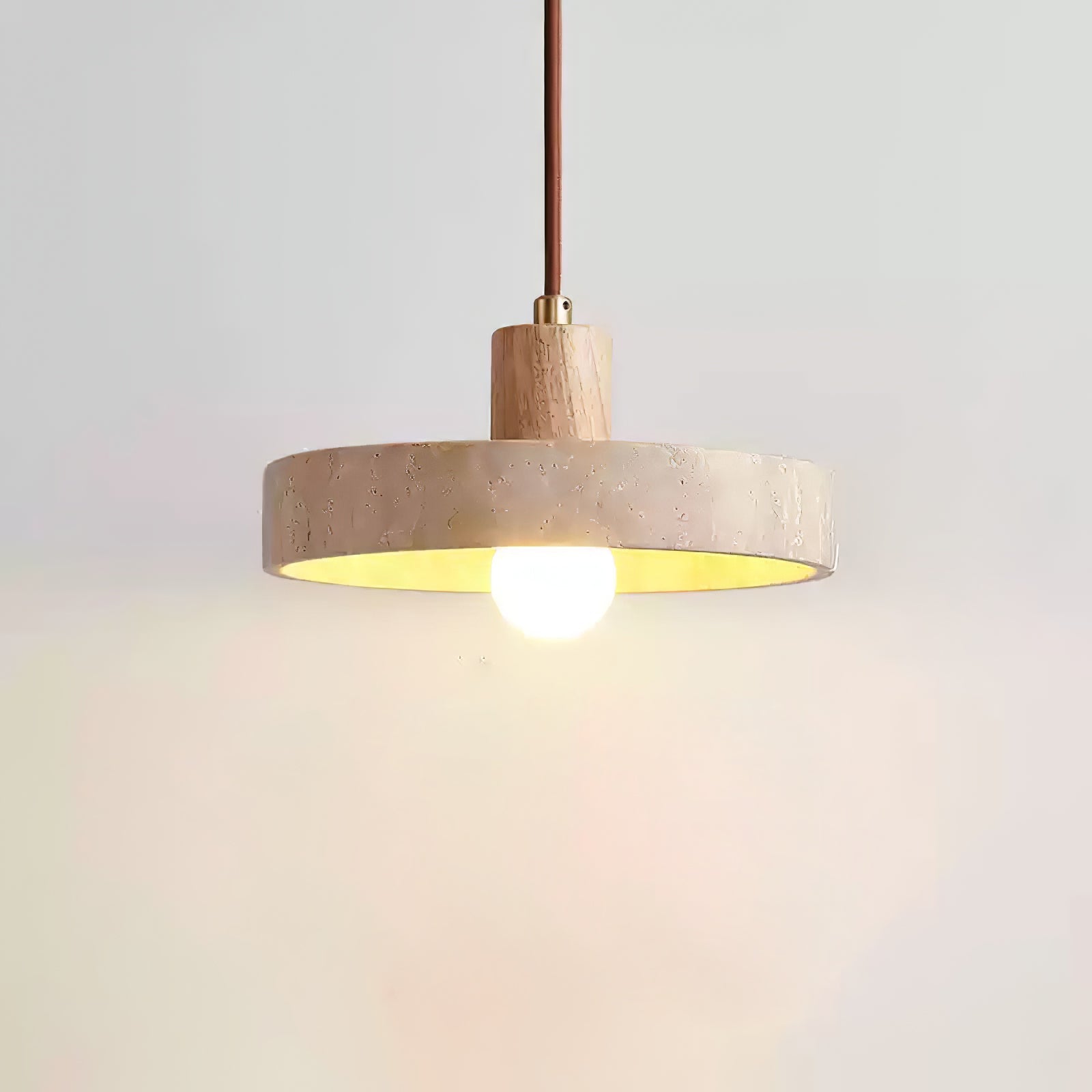 Evvynor Travertine Pendant Light - Blowlighting