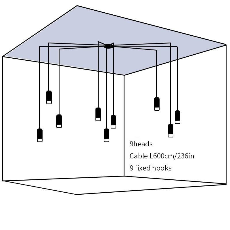 Line Form Pendant light - Blowlighting
