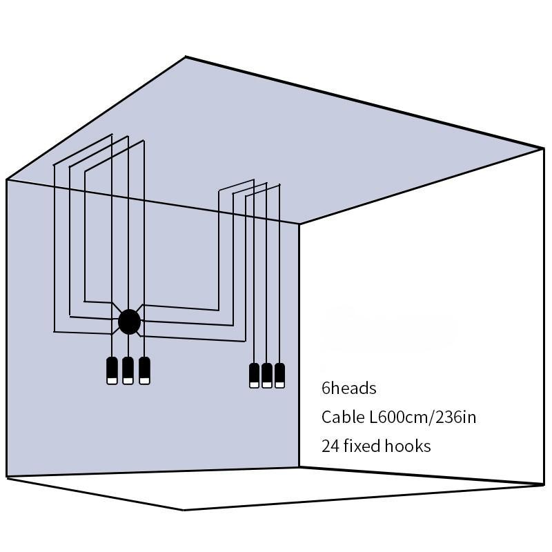 Line Form Pendant light - Blowlighting