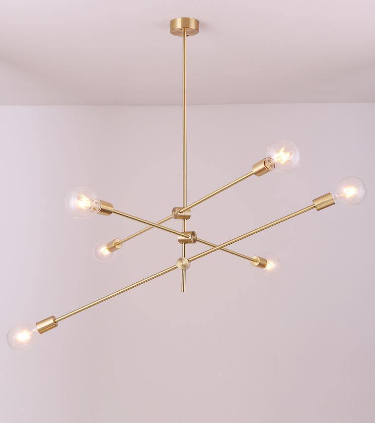 Edward Modern Metal Chandelier - Blowlighting