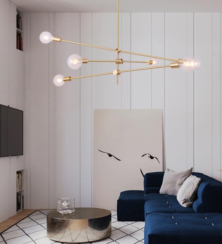 Edward Modern Metal Chandelier - Blowlighting