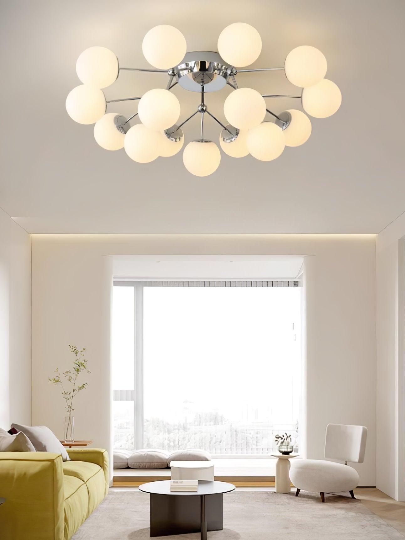 Olivia Luxury Glass Ceiling Lamp - Blowlighting
