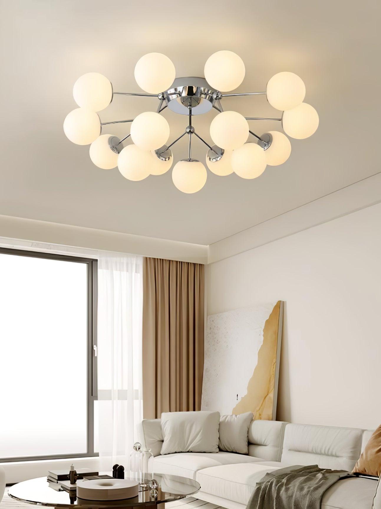 Olivia Luxury Glass Ceiling Lamp - Blowlighting
