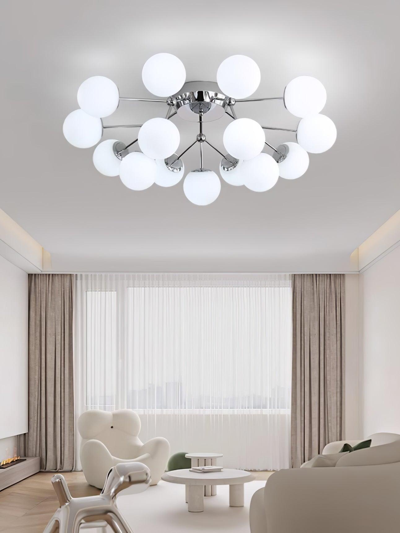 Olivia Luxury Glass Ceiling Lamp - Blowlighting