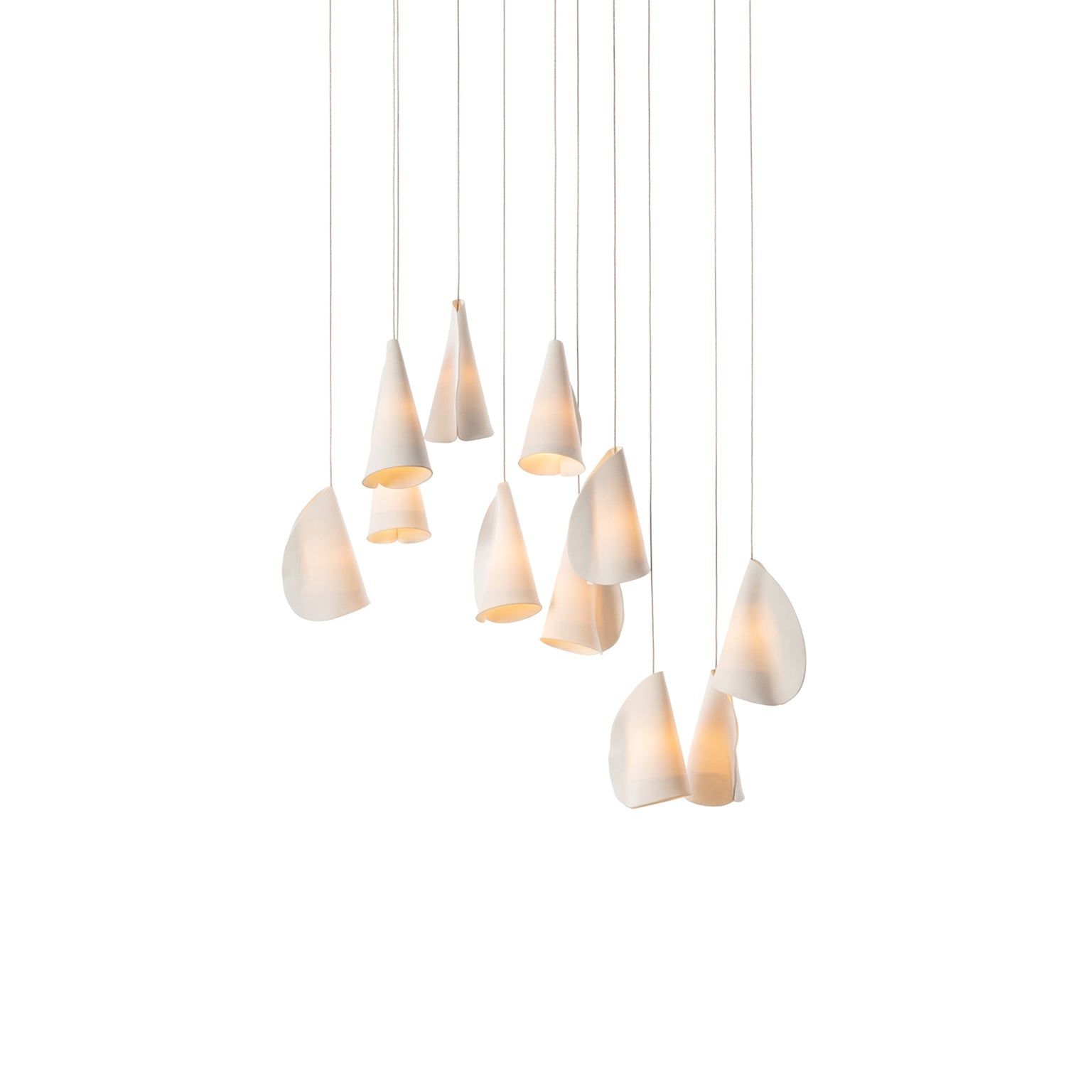 Olshaion Geometric Ceramic Pendant Light - Blowlighting
