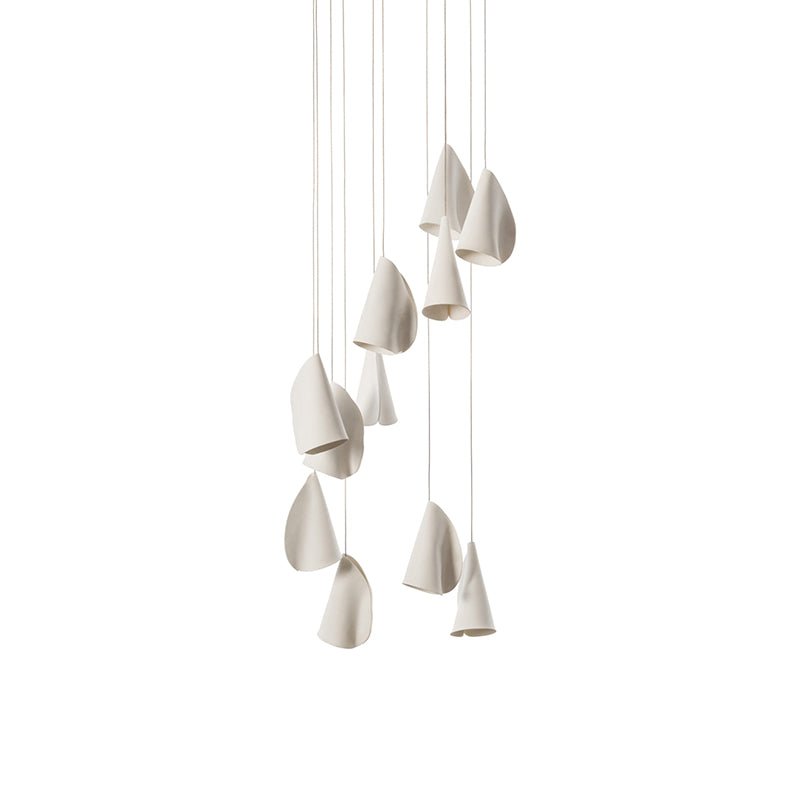 Olshaion Geometric Ceramic Pendant Light - Blowlighting