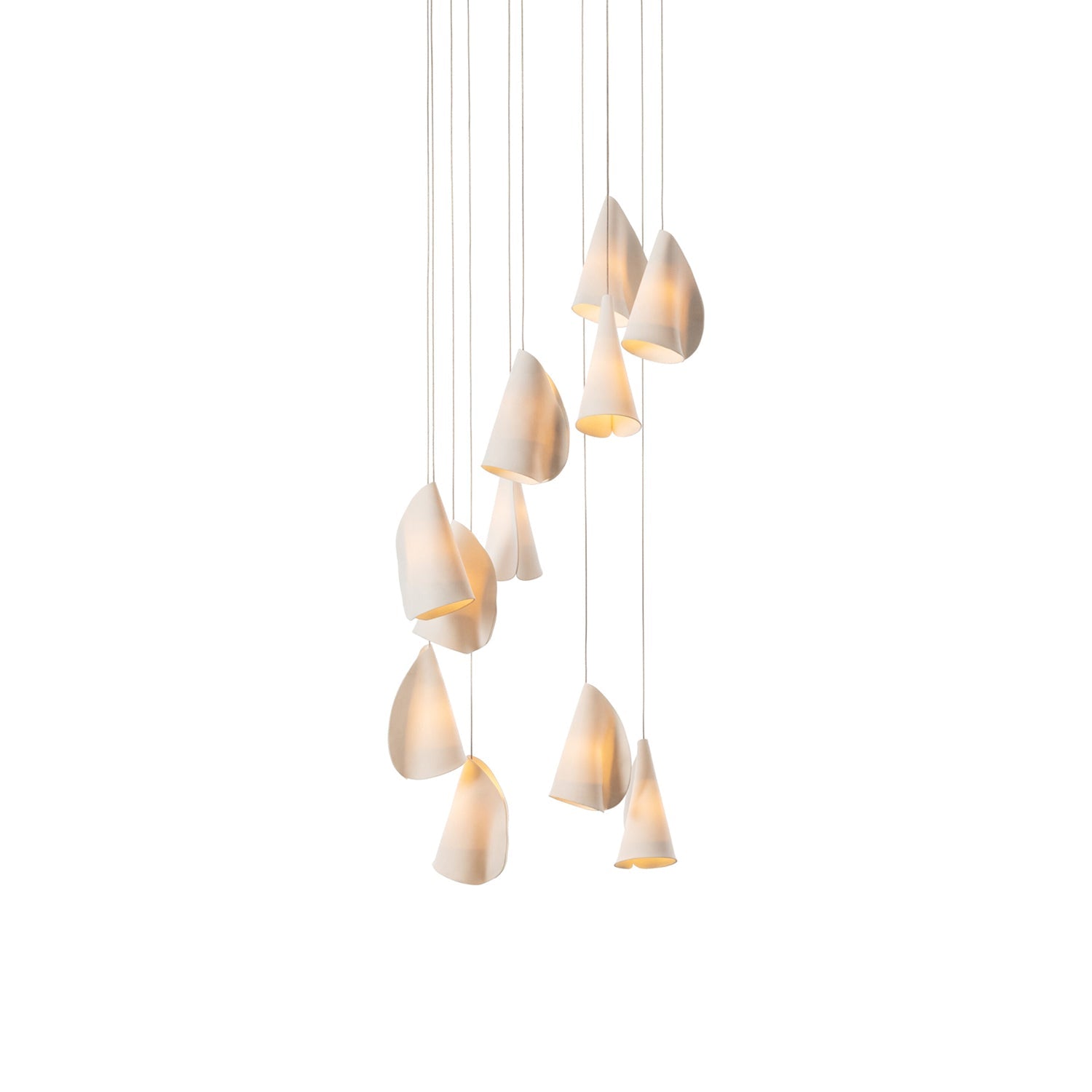 Olshaion Geometric Ceramic Pendant Light - Blowlighting