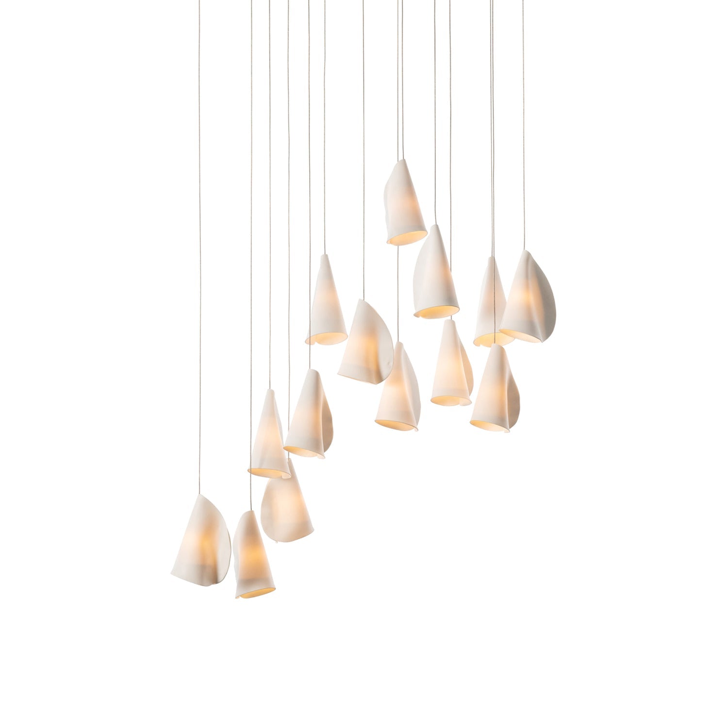 Olshaion Geometric Ceramic Pendant Light - Blowlighting