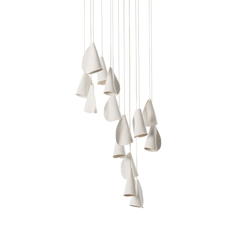 Olshaion Geometric Ceramic Pendant Light - Blowlighting