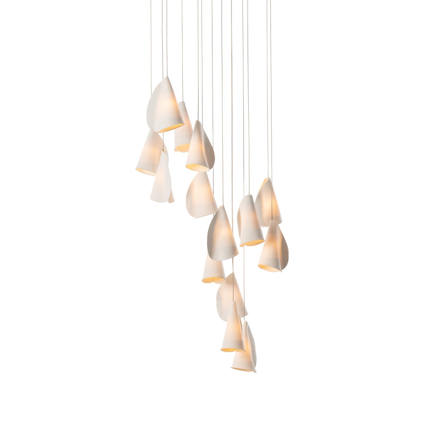 Olshaion Geometric Ceramic Pendant Light - Blowlighting