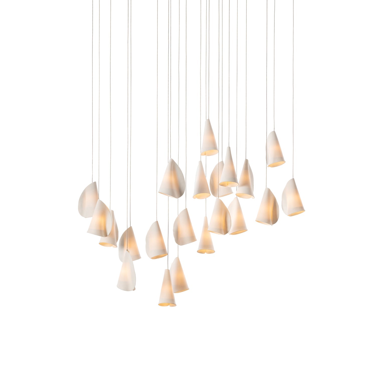 Olshaion Geometric Ceramic Pendant Light - Blowlighting