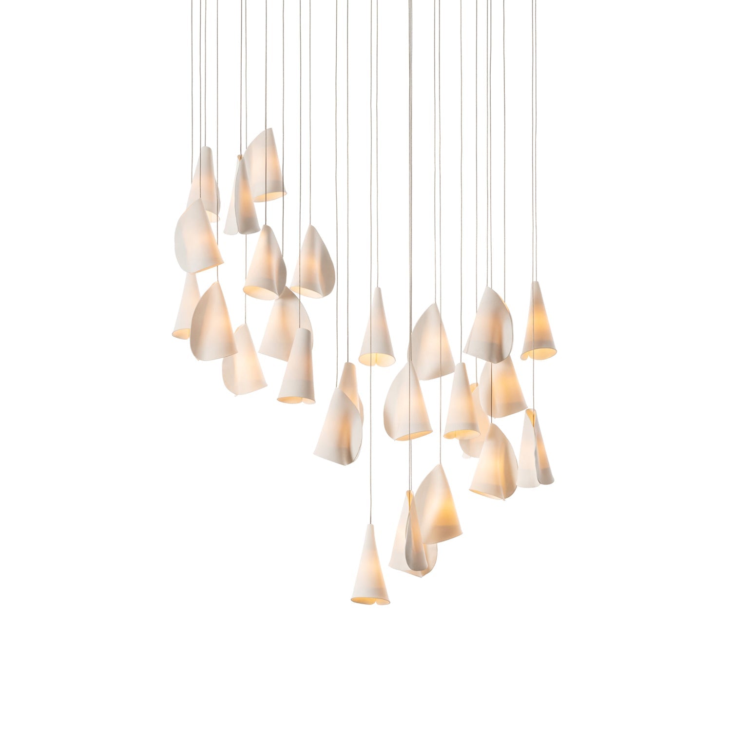 Olshaion Geometric Ceramic Pendant Light - Blowlighting