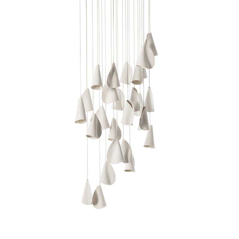 Olshaion Geometric Ceramic Pendant Light - Blowlighting