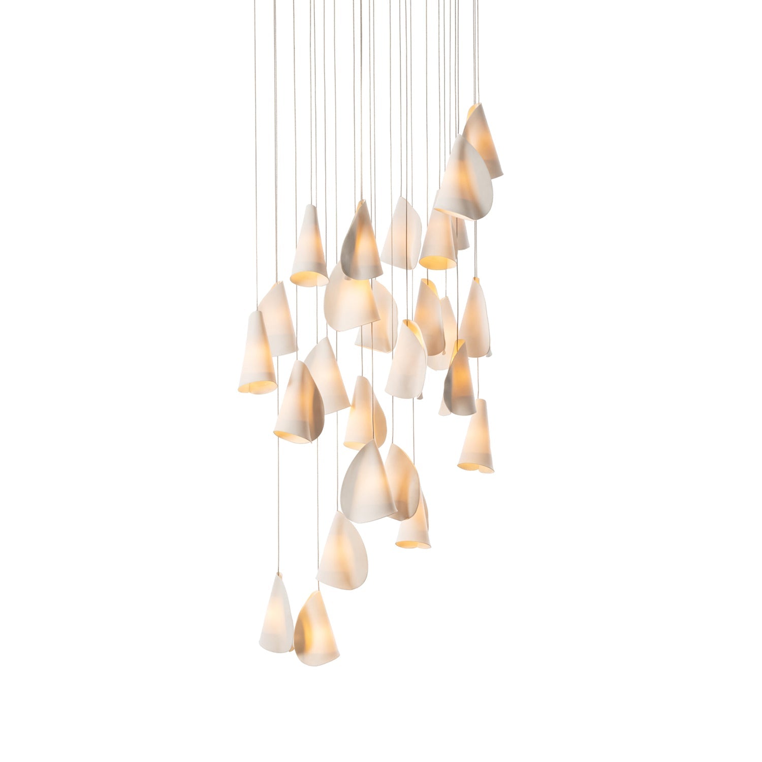 Olshaion Geometric Ceramic Pendant Light - Blowlighting