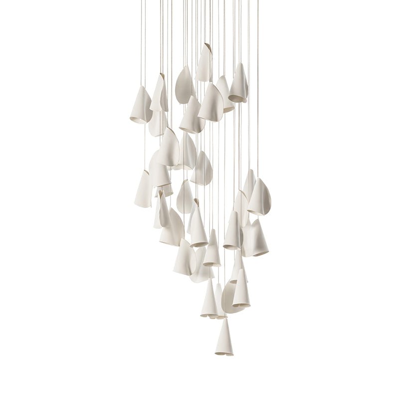 Olshaion Geometric Ceramic Pendant Light - Blowlighting