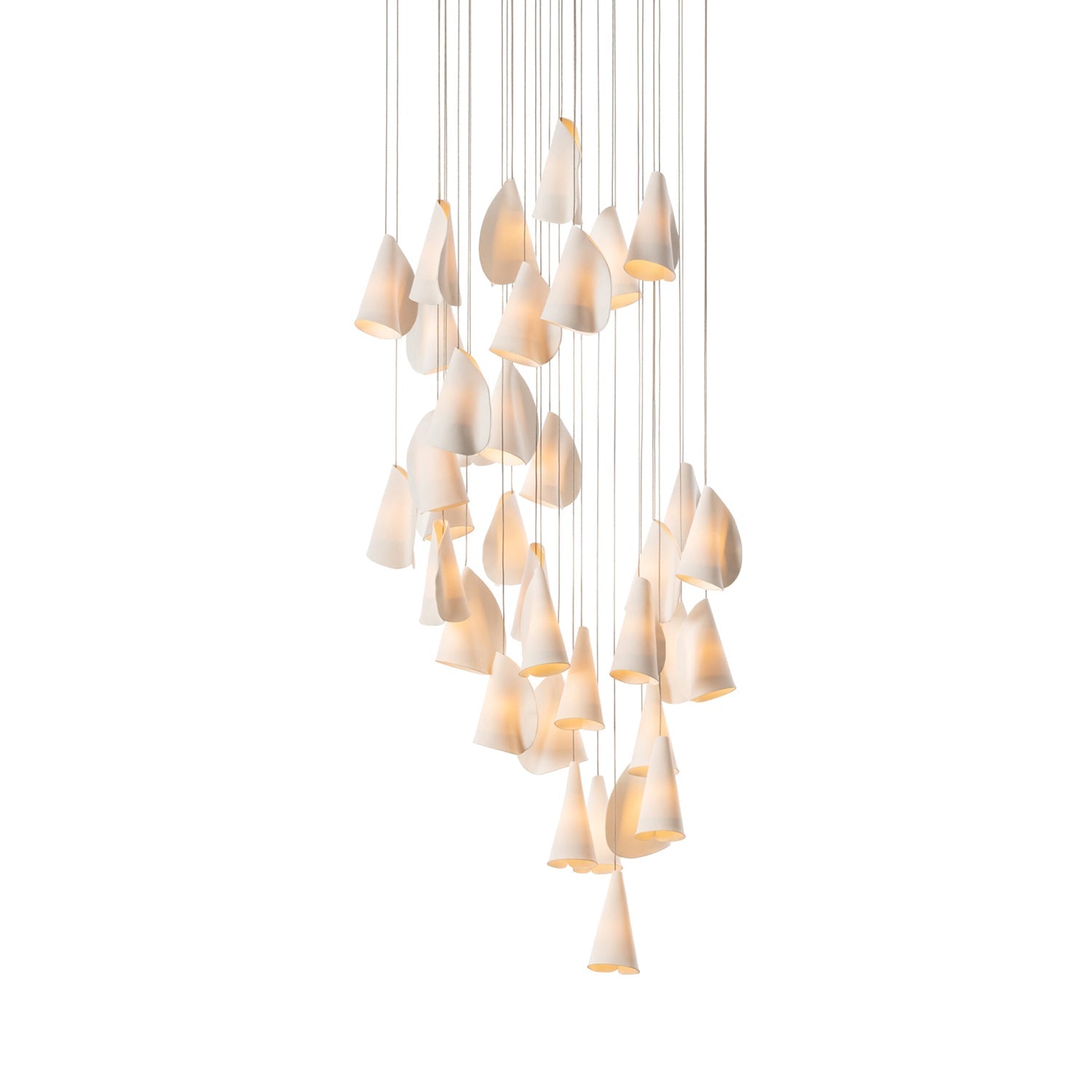 Olshaion Geometric Ceramic Pendant Light - Blowlighting