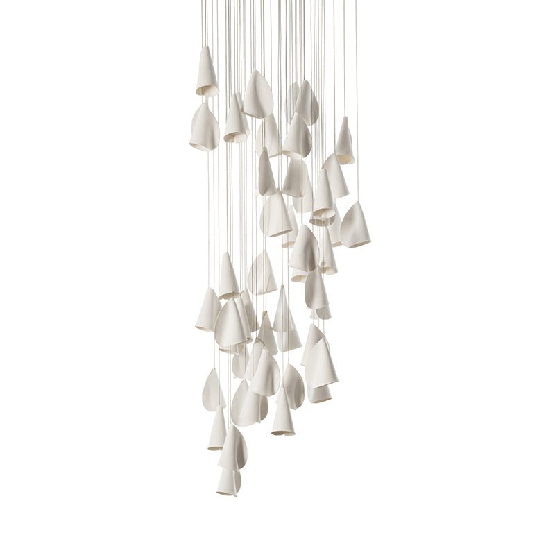 Olshaion Geometric Ceramic Pendant Light - Blowlighting