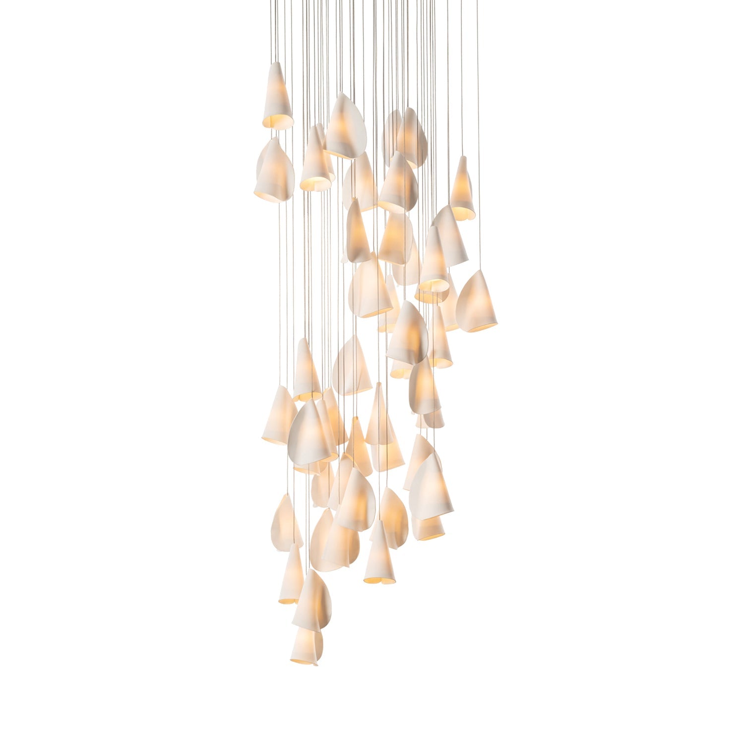 Olshaion Geometric Ceramic Pendant Light - Blowlighting
