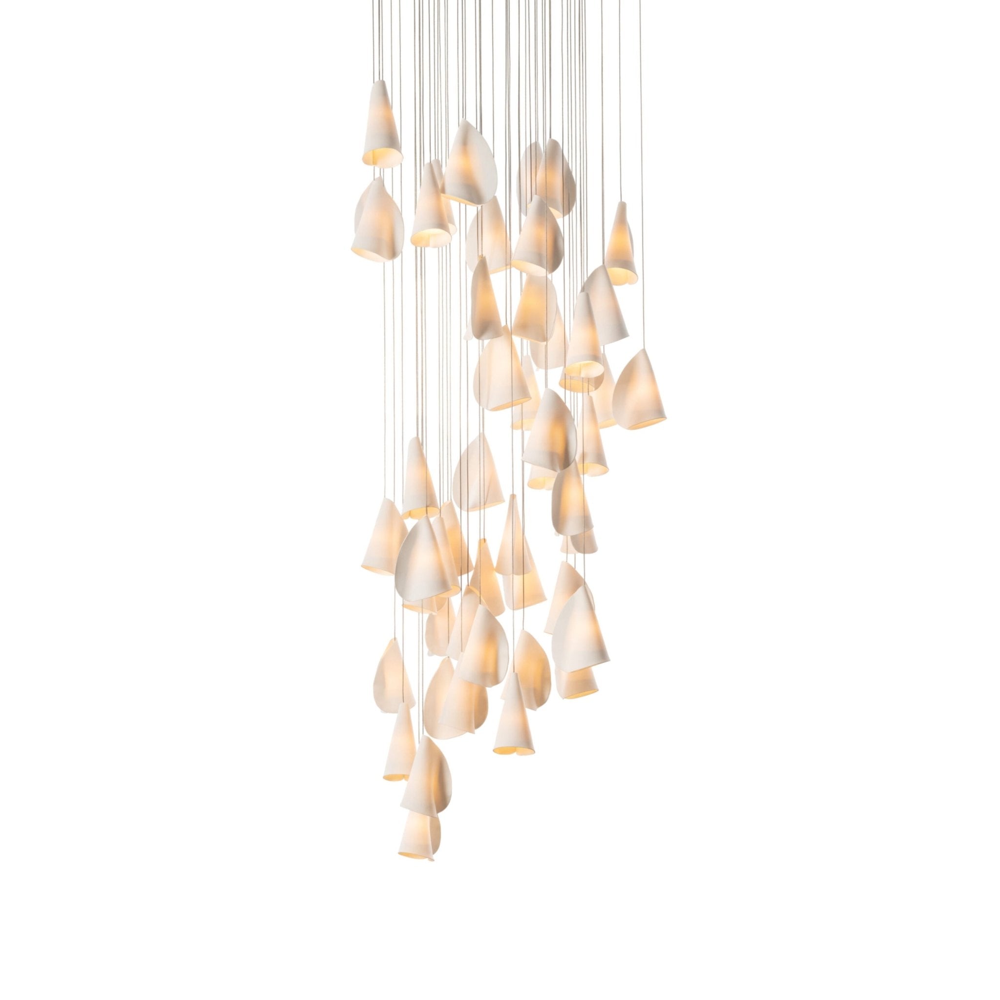 Olshaion Geometric Ceramic Pendant Light - Blowlighting