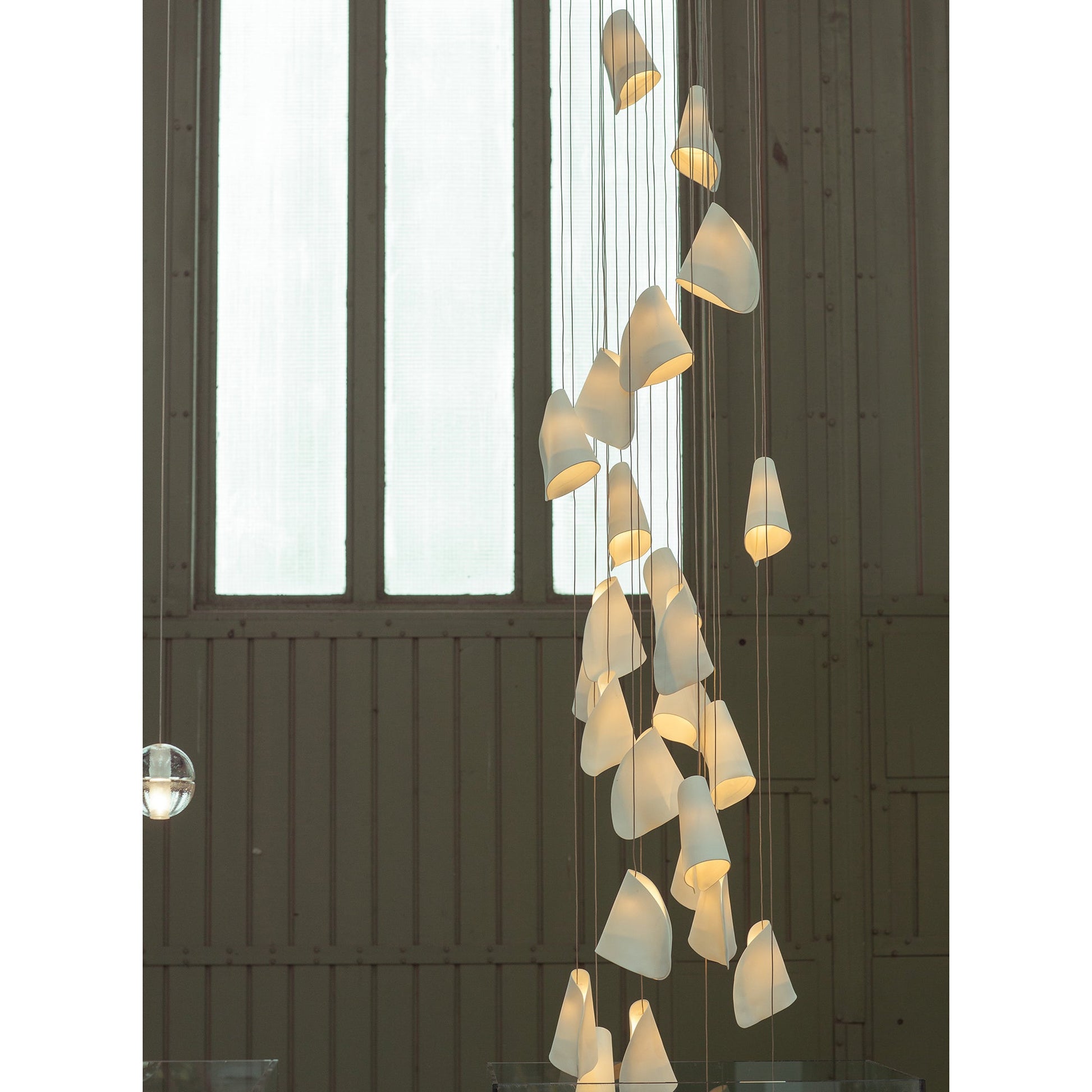 Olshaion Geometric Ceramic Pendant Light - Blowlighting