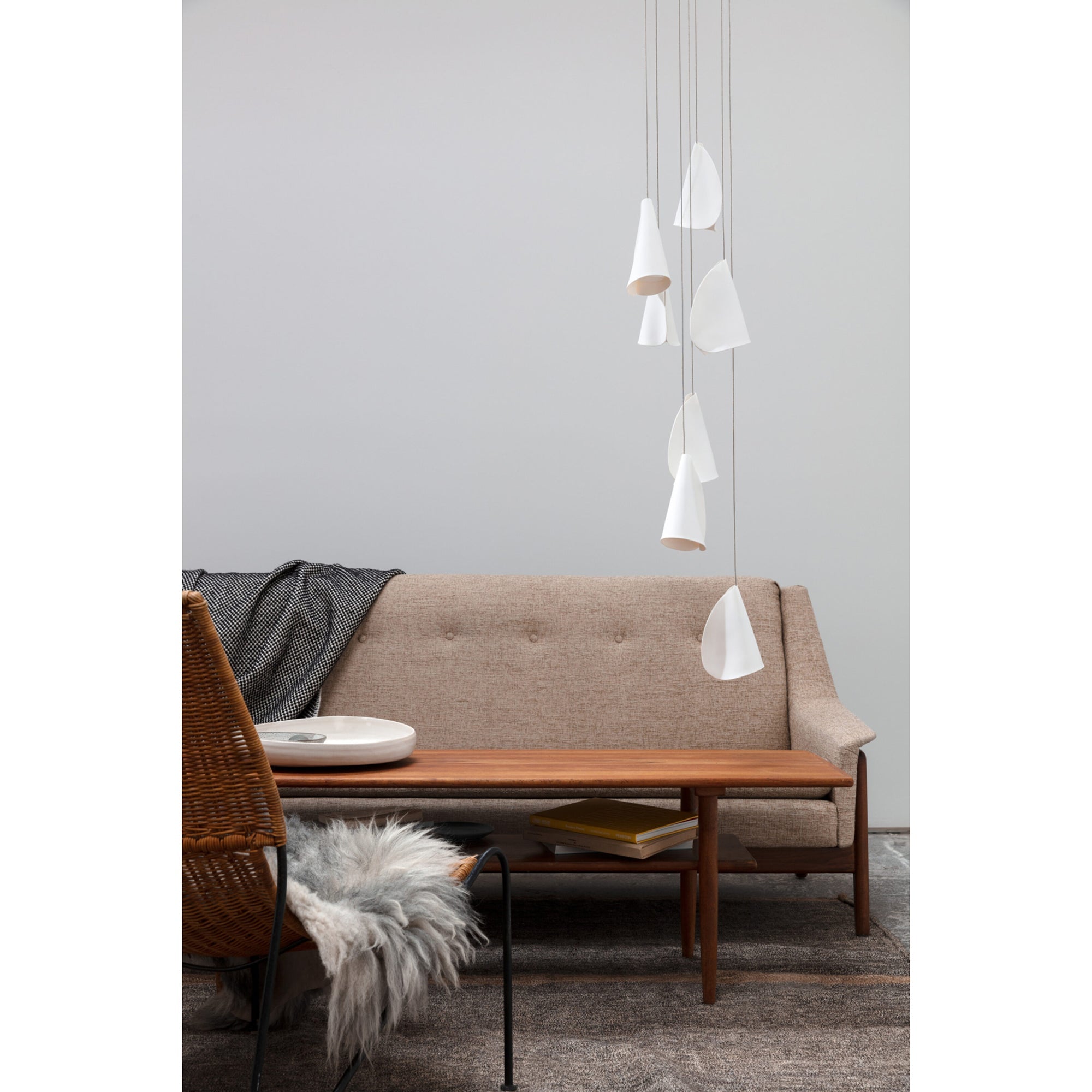 Olshaion Geometric Ceramic Pendant Light - Blowlighting