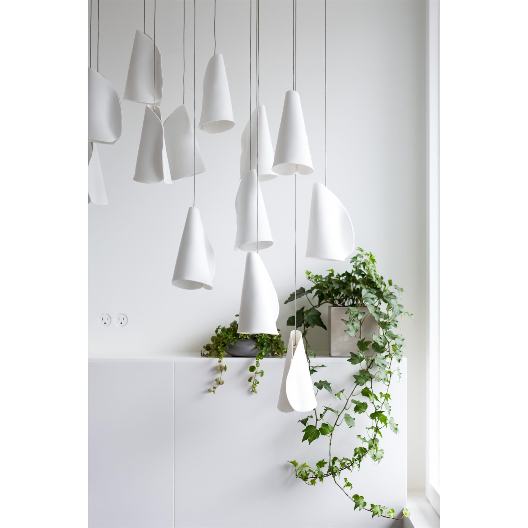 Olshaion Geometric Ceramic Pendant Light - Blowlighting