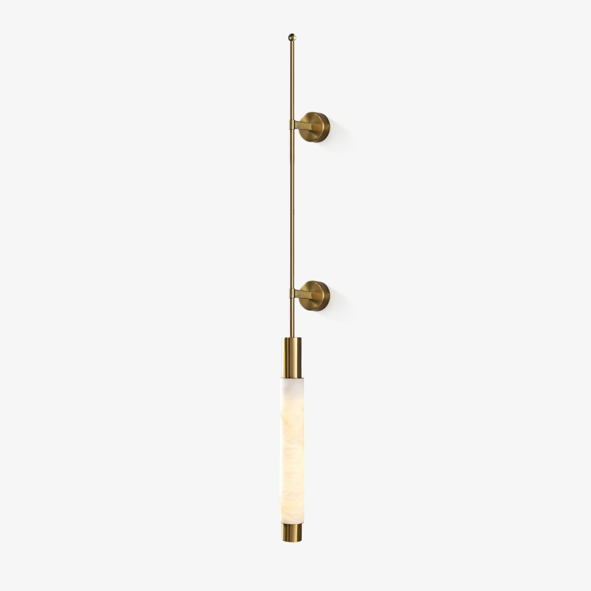 Veyra Minimalist Alabaster Wall Light - Blowlighting