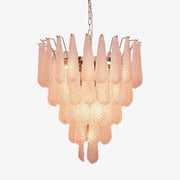 Aurora Chandelier Pink Dewdrop Cascading Romantic - Blowlighting