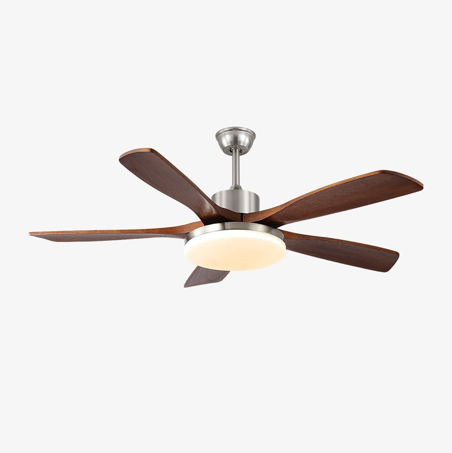 Orvian Modern Wood Ceiling Fan Light - Blowlighting