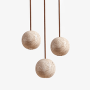 Trio Travertine Pendant Light - Blowlighting