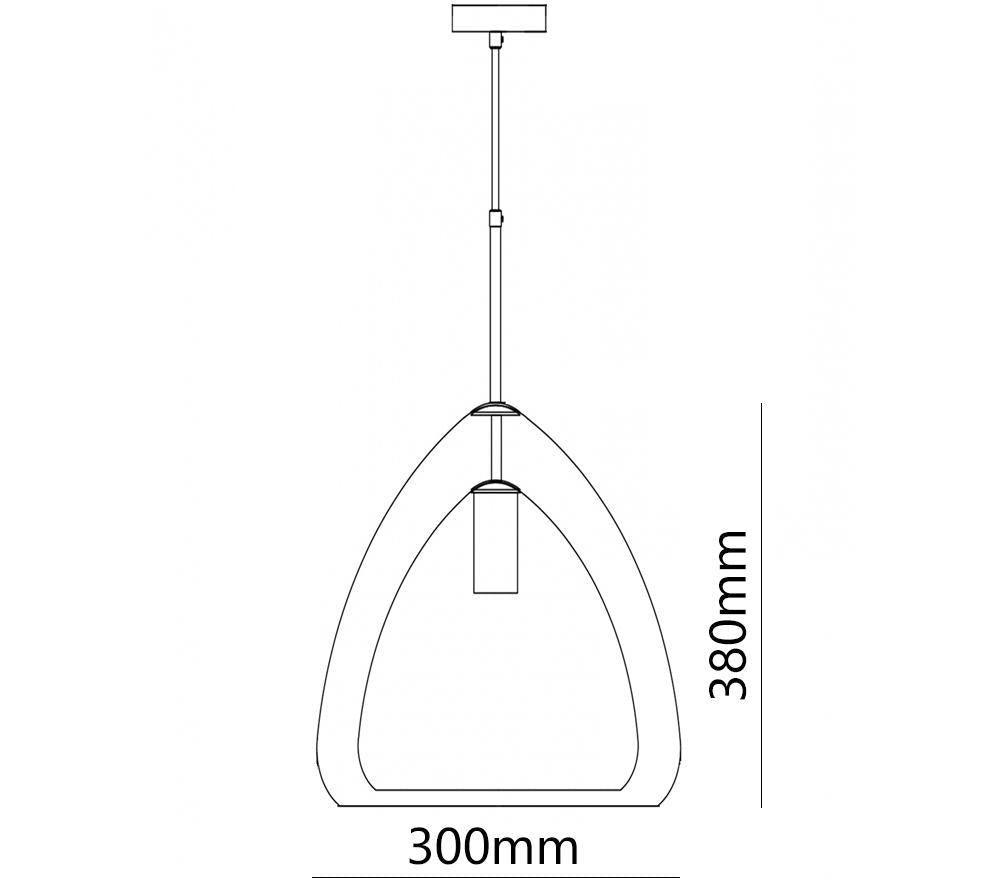 Futuristische Glass Pendant Light - Blowlighting