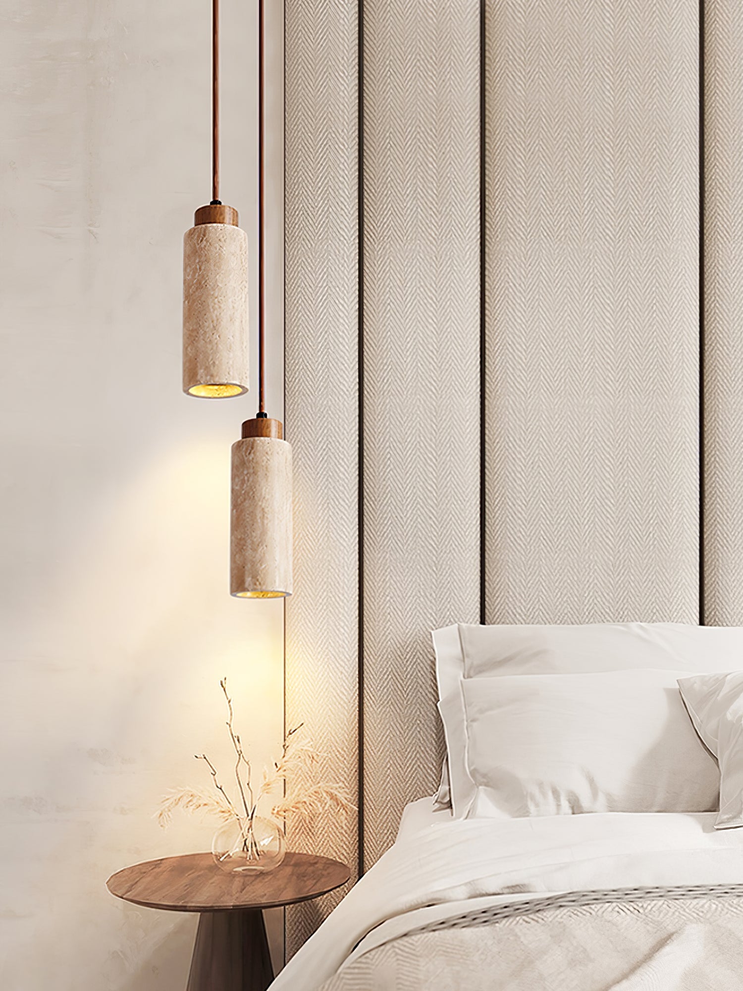 Avloris Travertine Pendant Light - Blowlighting