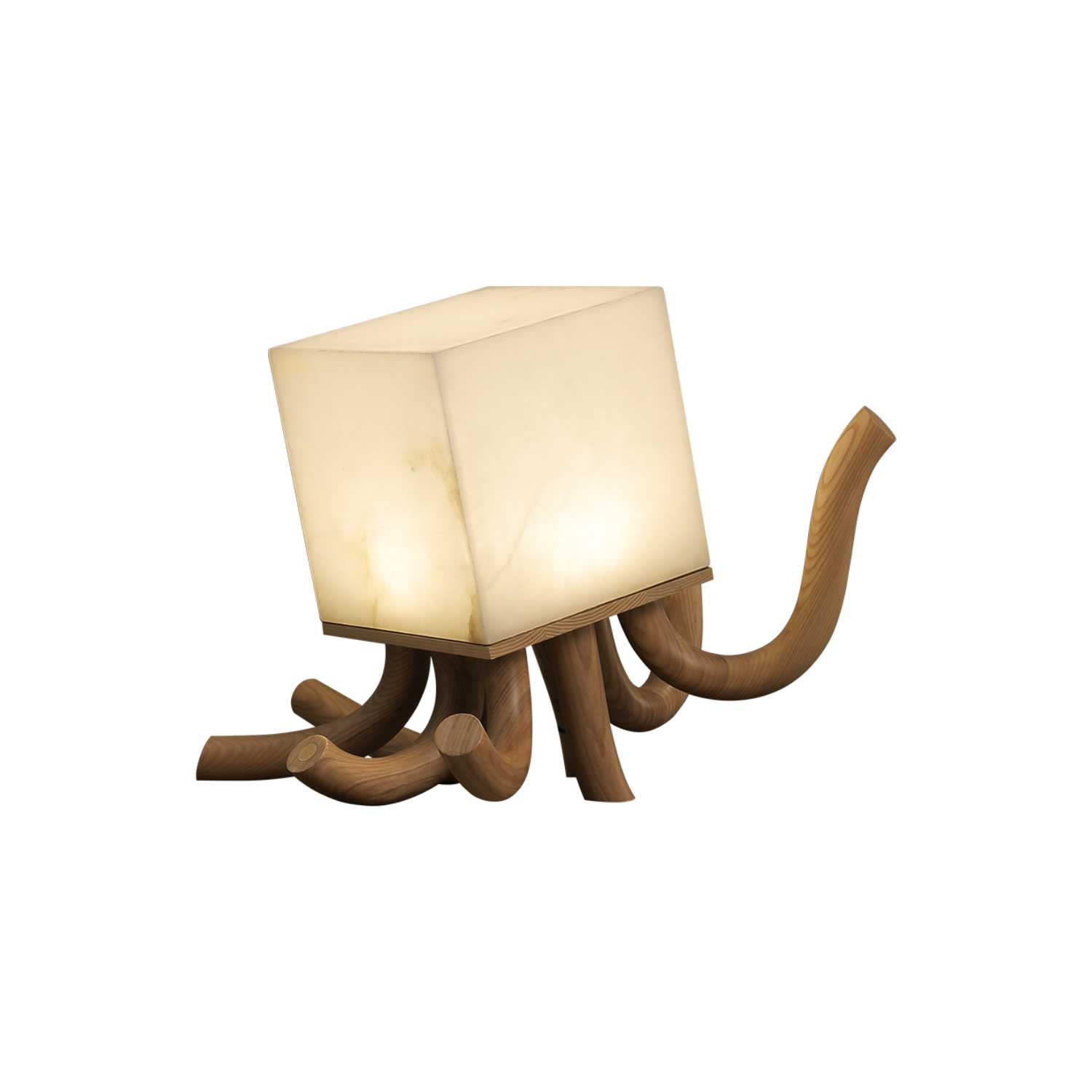 Ivvinos Tentacle Alabaster Table Lamp - Blowlighting