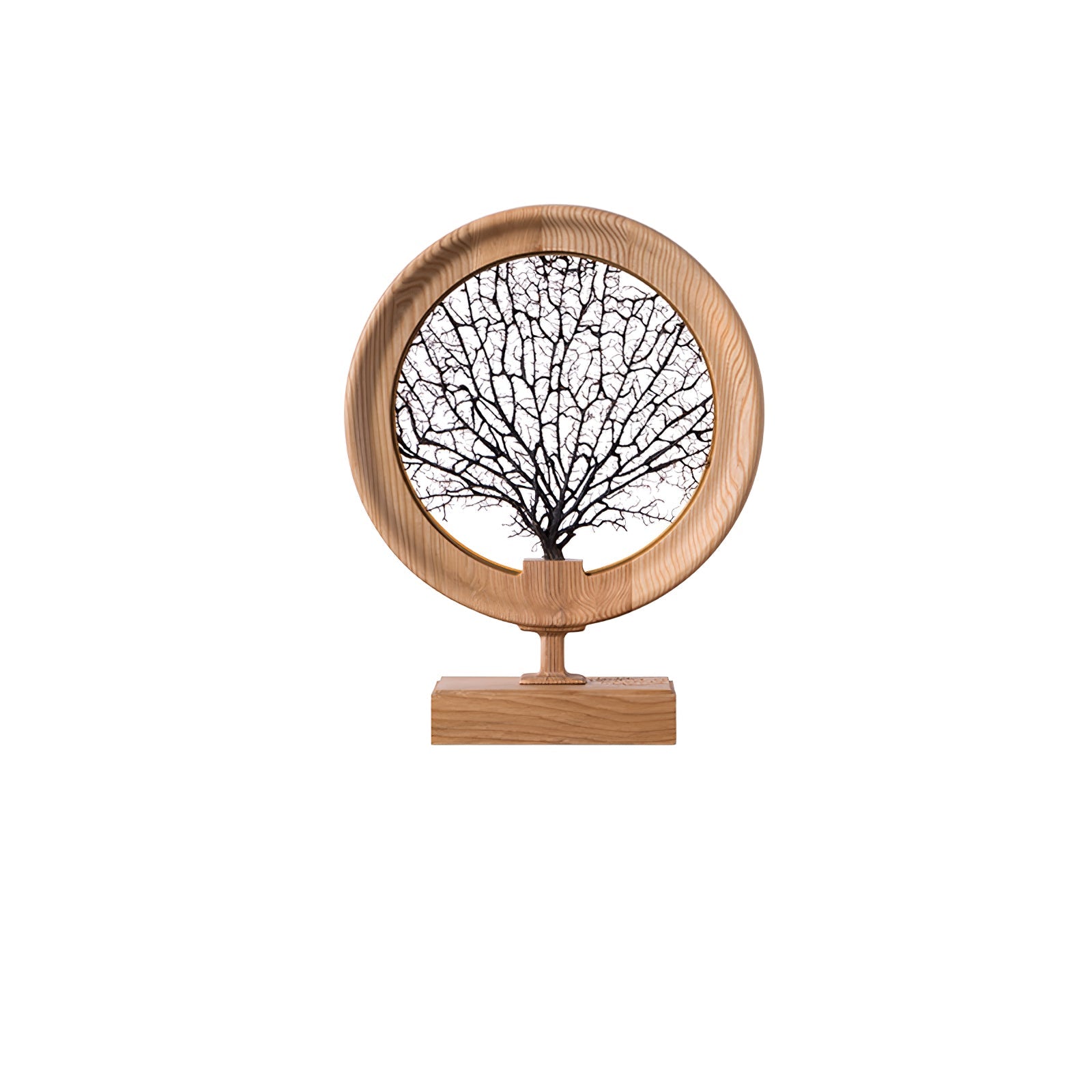 Stella Modern Wood Table Lamp - Blowlighting