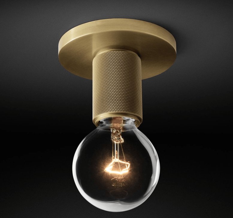 Simple Style Flush Mount Light - Blowlighting