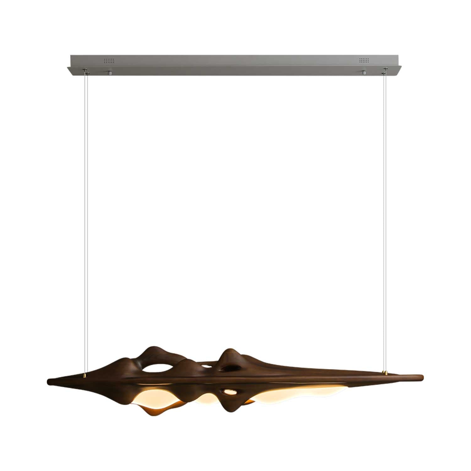 Ulsorira Topographic Wood Pendant Light - Blowlighting