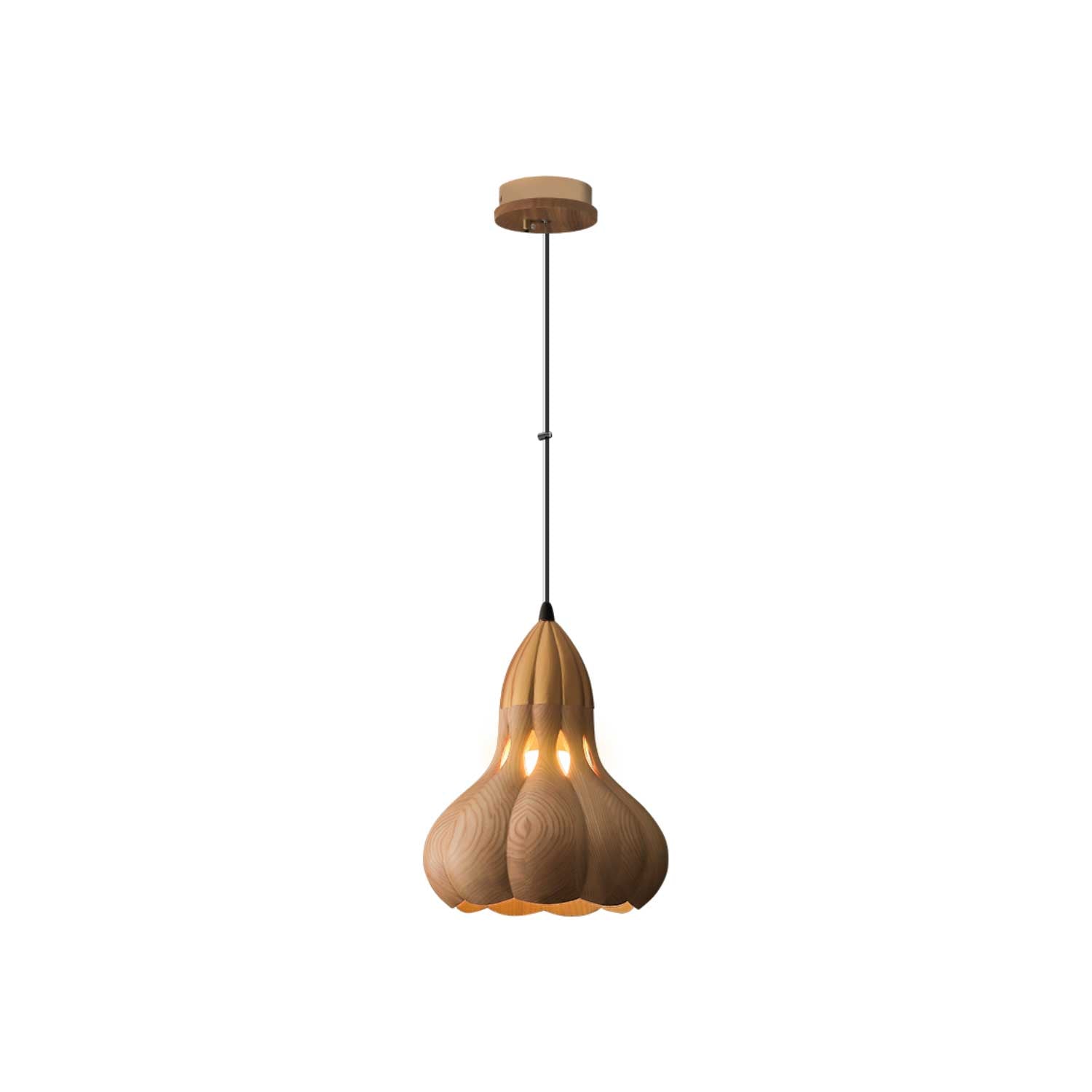 Arraeion Individual Creativity Wood Metal Pendant Lamp - Blowlighting