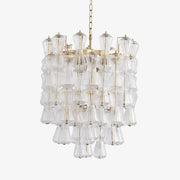 Aurora Chandelier Murano Glass Floral Cascade - Blowlighting