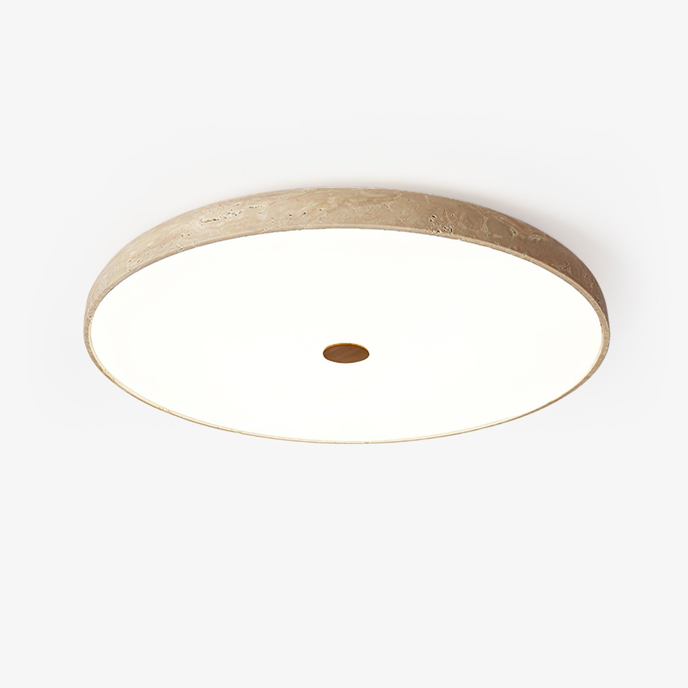 Orzoror Minimalist Travertine Ceiling Light - Blowlighting