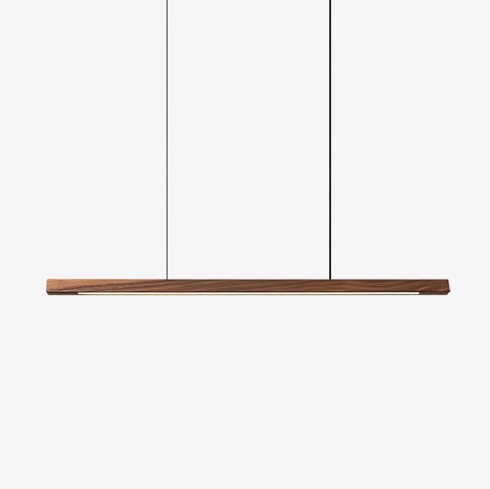 Linear Wooden Pendant Light - Blowlighting