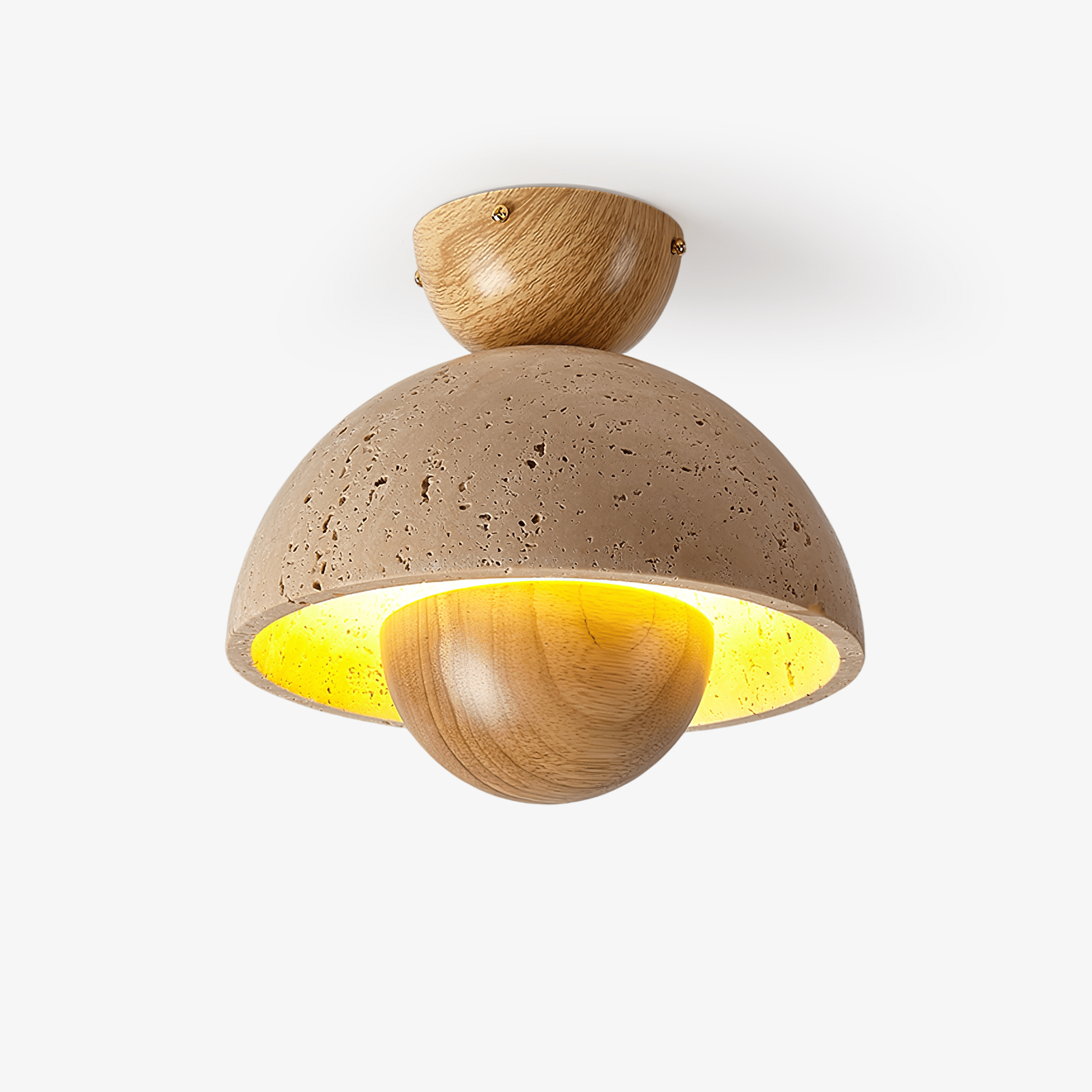 Cadorisra Travertine Ceiling Light - Blowlighting