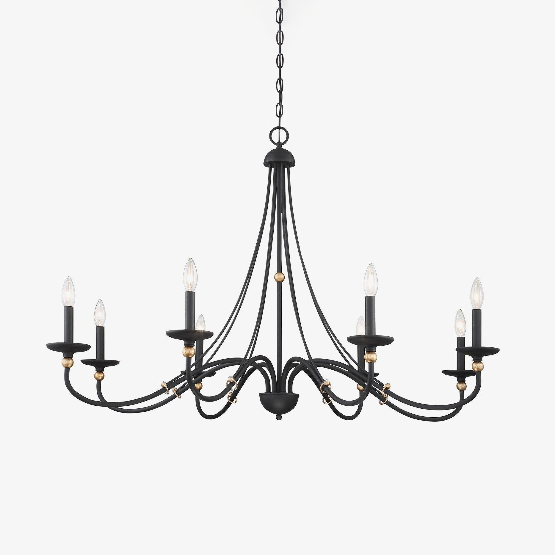 Regalia Vintage Brass Chandelier - Blowlighting