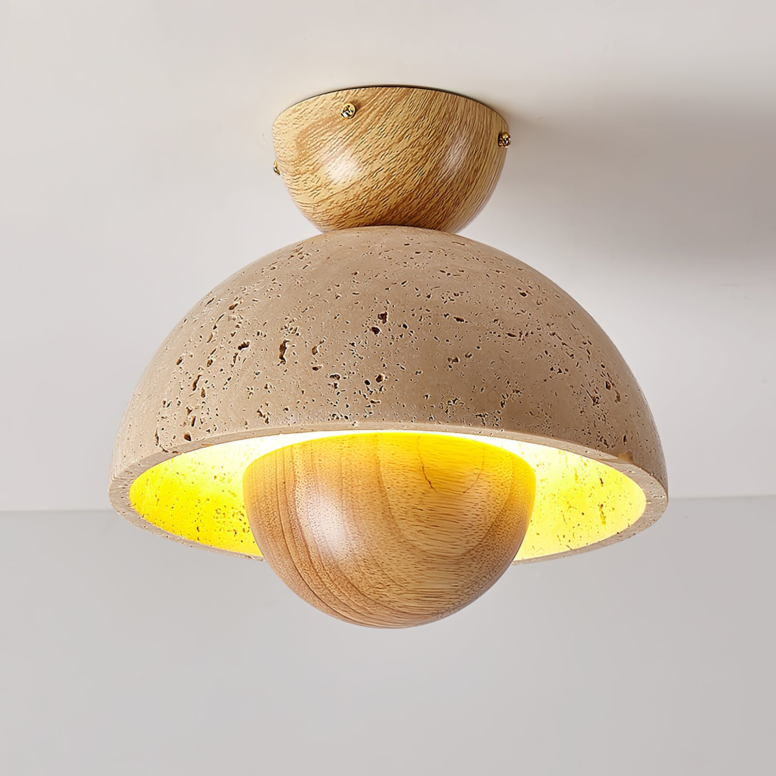 Cadorisra Travertine Ceiling Light - Blowlighting